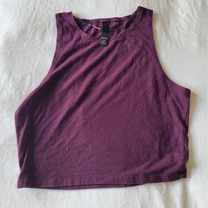 Factorie Burgundy Crop Top